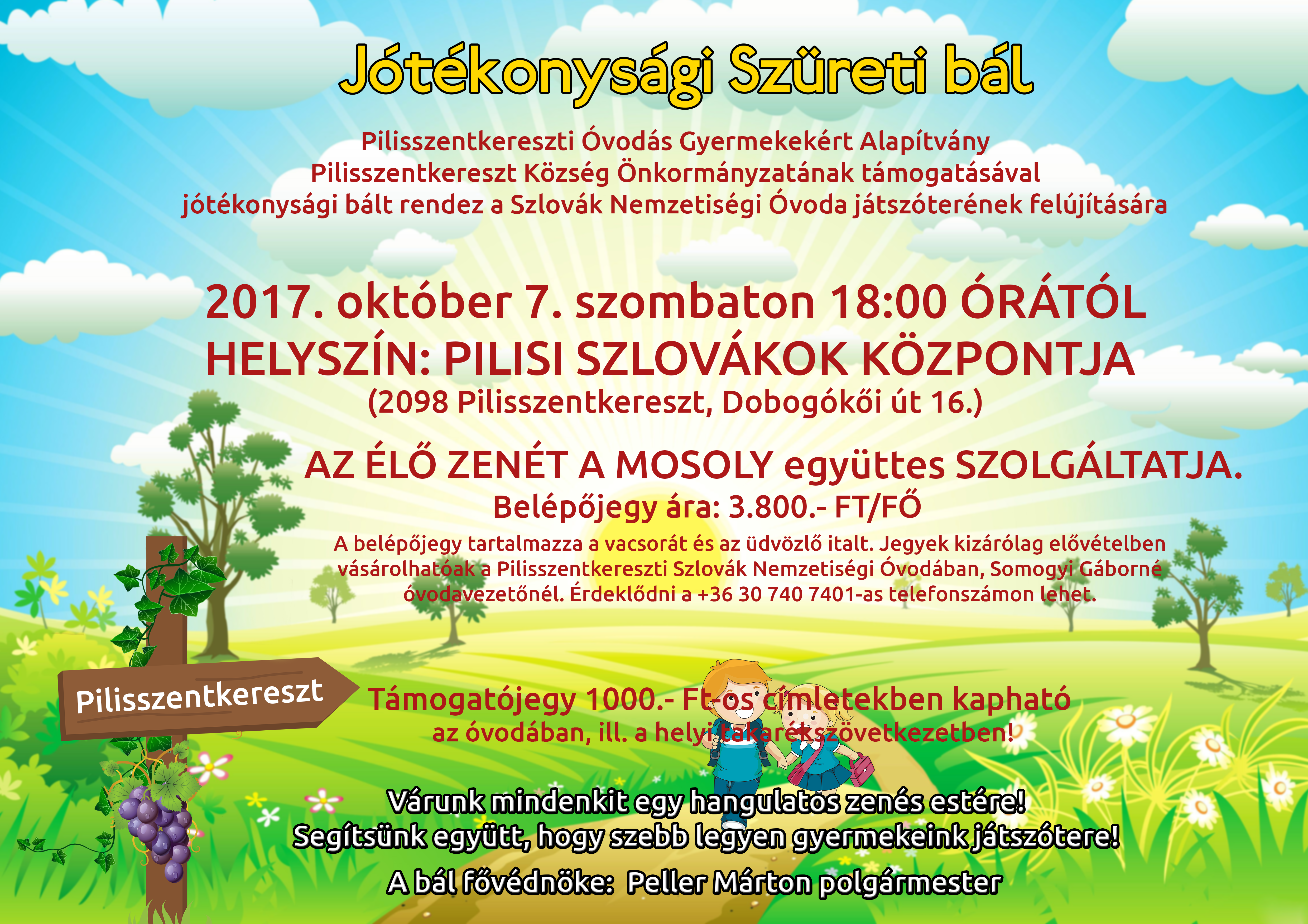 Jótékonysági szüreti bál 2017