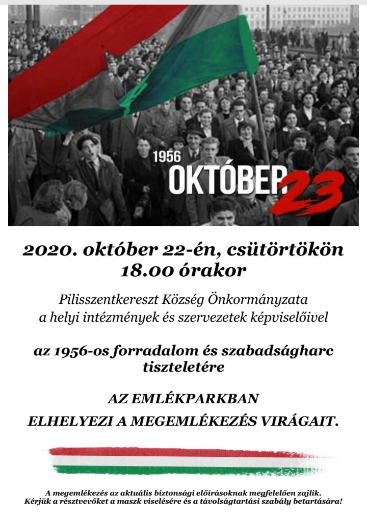 Okt.23 megemlekezes plakát