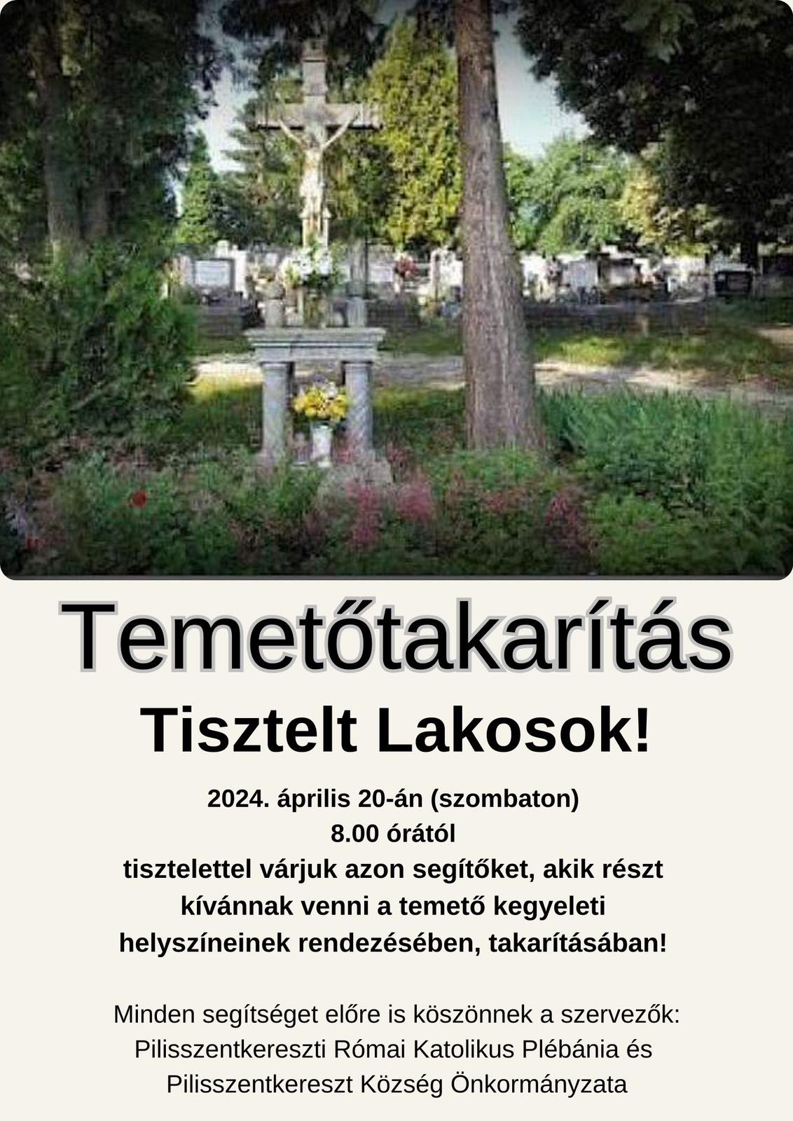 Temetőtakarítás 2024.